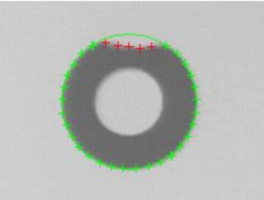 圖像處理方法說明:灰度匹配+單直線