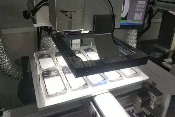 LaserKninghts激光手機中框撥漆